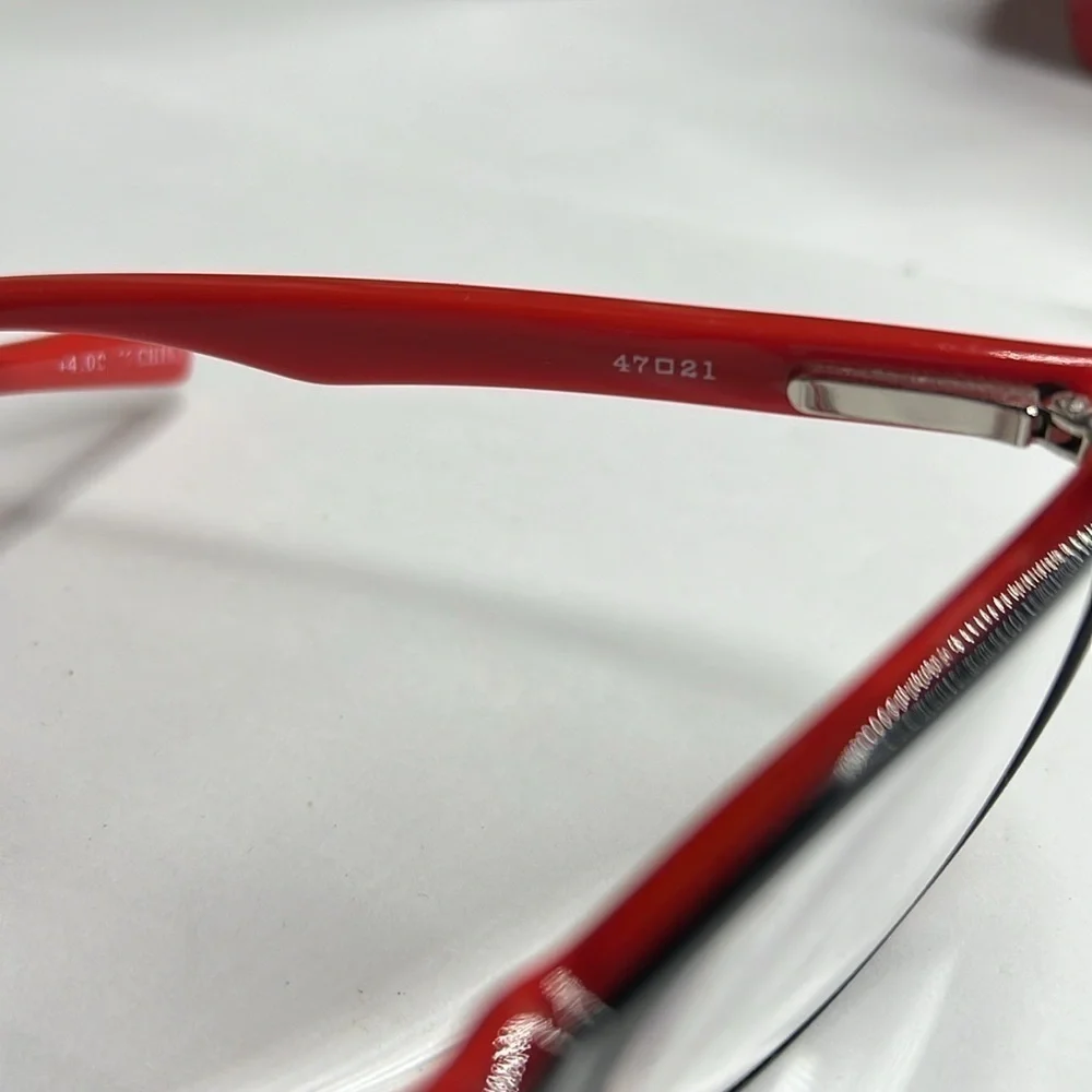 Eyebobs Take A Stand Black Red Layer Glasses (+4.00) 2600 01 47 21 Hand Made